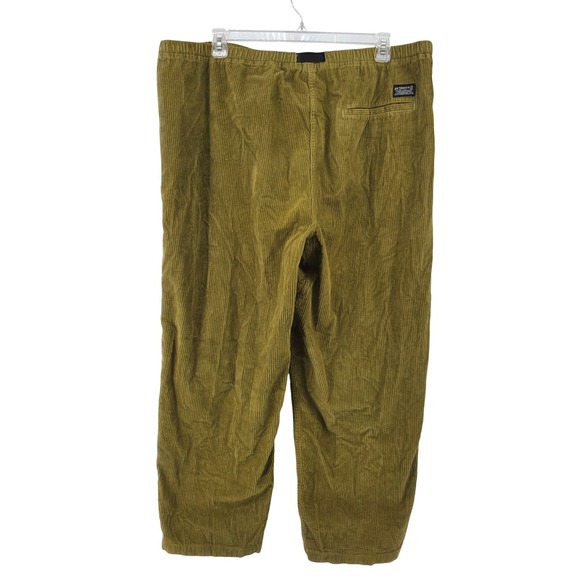 Levi's Mens‎ 2XL Skate Quick Release Corduroy Pants Olive Belt Skateboard - Picture 2 of 10